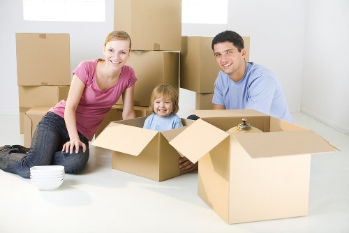 Organized Camden storage unit with stacked boxes and furniture