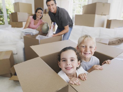 Moving van ready for same day removals in Camden street