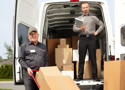 Office removals planning in Camden business district