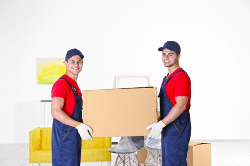 Commercial moving team handling office assets in Camden