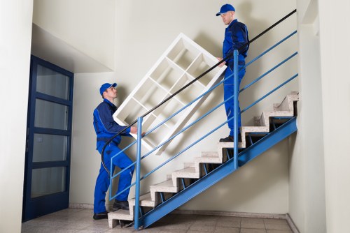 Camden Removals team preparing items safely during a move