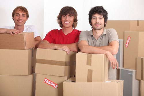 Local Camden removal company assisting with a flat move