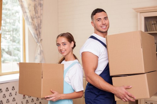 Professional van loading for a Camden relocation