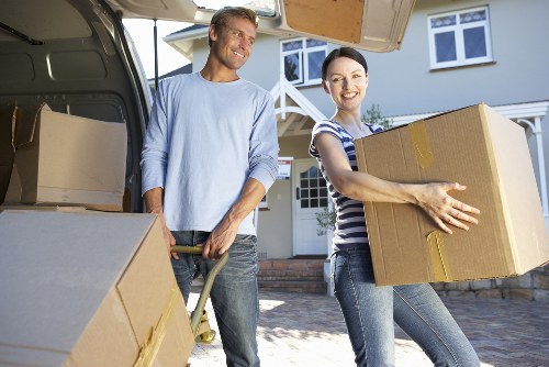 Residential move using a moving truck in Camden